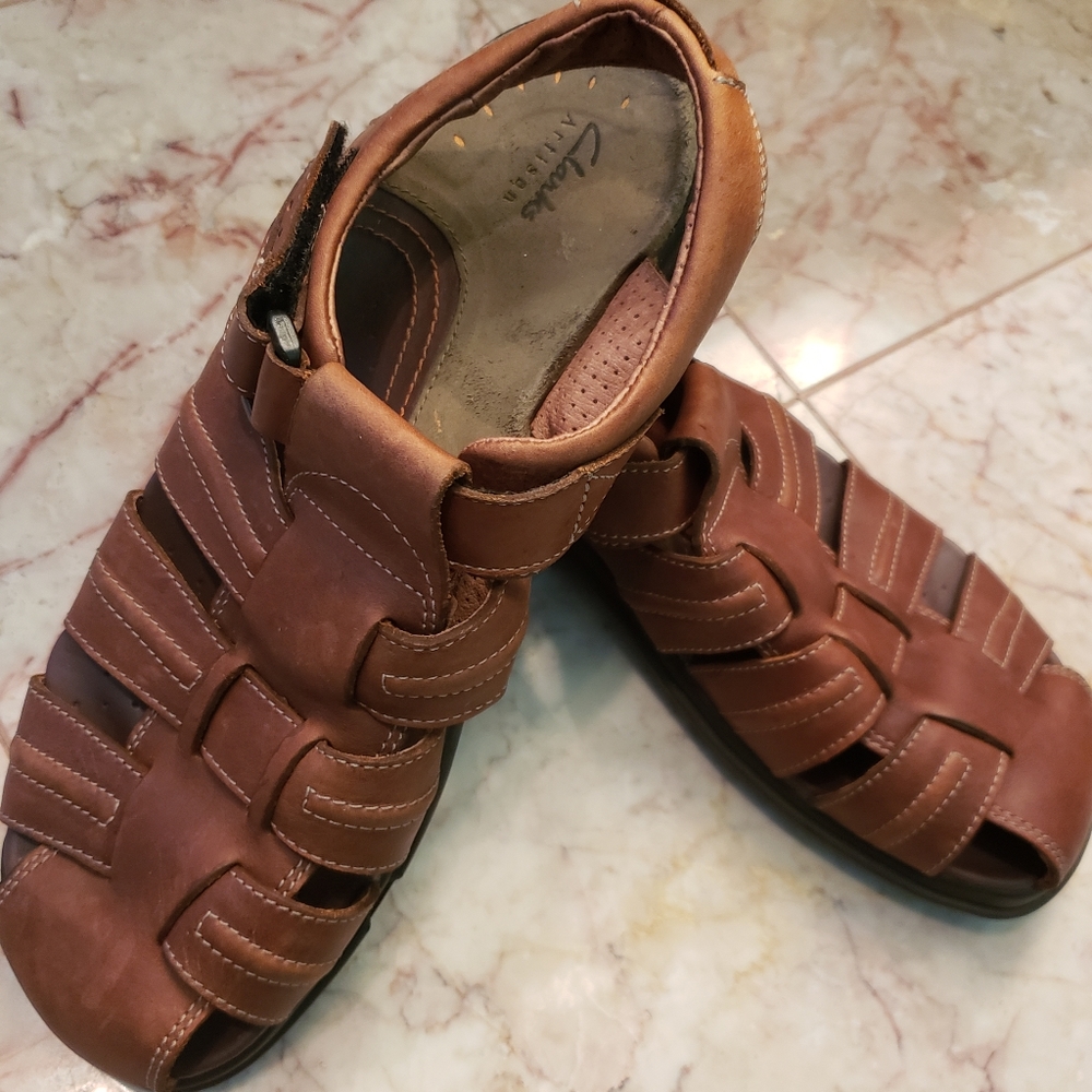 Clark's Artisan Brown leather sandals